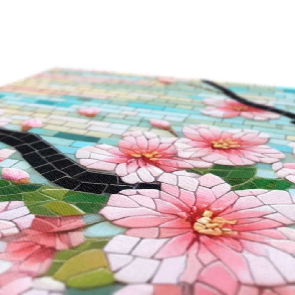 Cherry Blossom Mosaic Eco Canvas - DecorDash