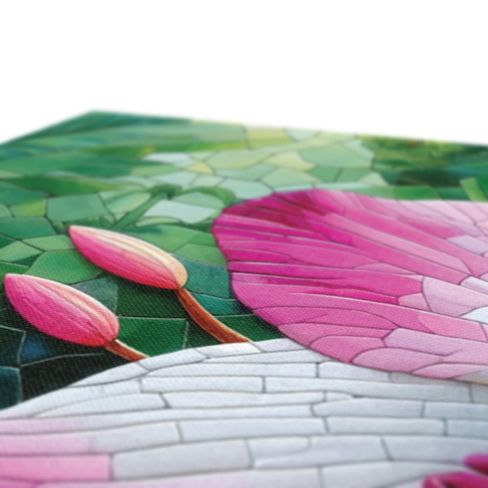Pink Orchid Mosaic Eco Canvas