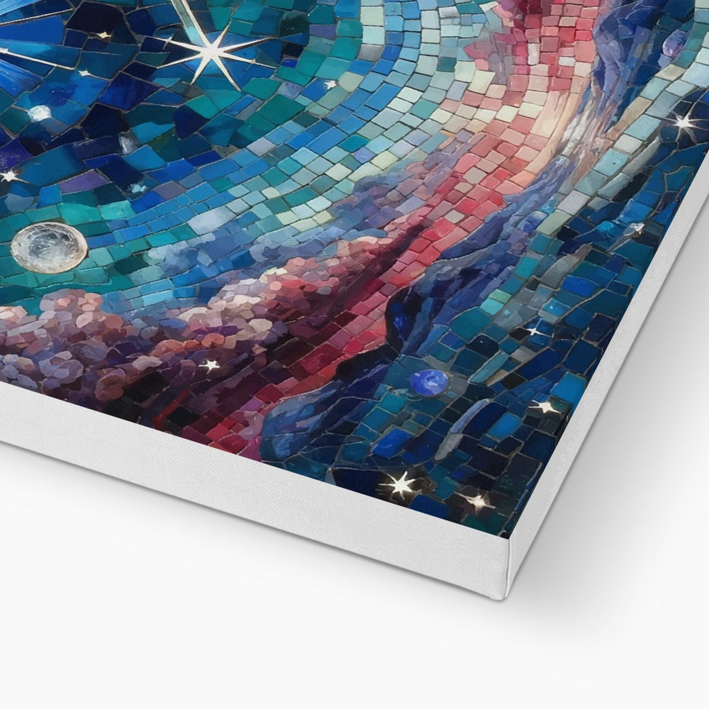 Starry Sky Mosaic Eco Canvas - DecorDash