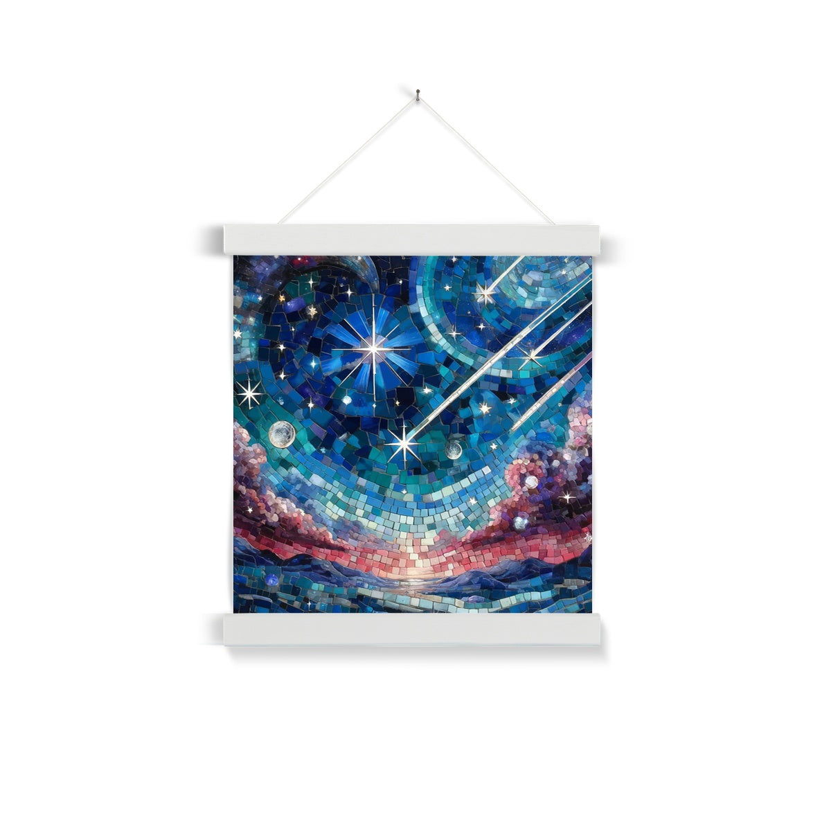 Starry Sky Mosaic Fine Art Print with Hanger - DecorDash