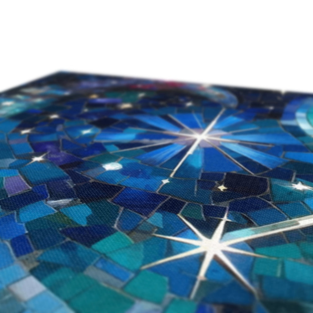 Starry Sky Mosaic Eco Canvas