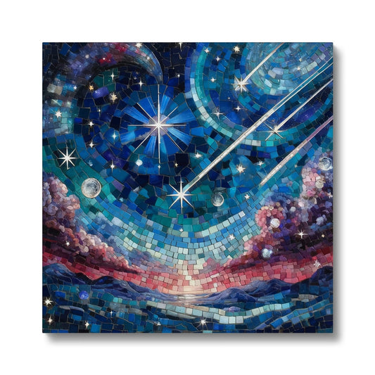 Starry Sky Mosaic Eco Canvas - DecorDash