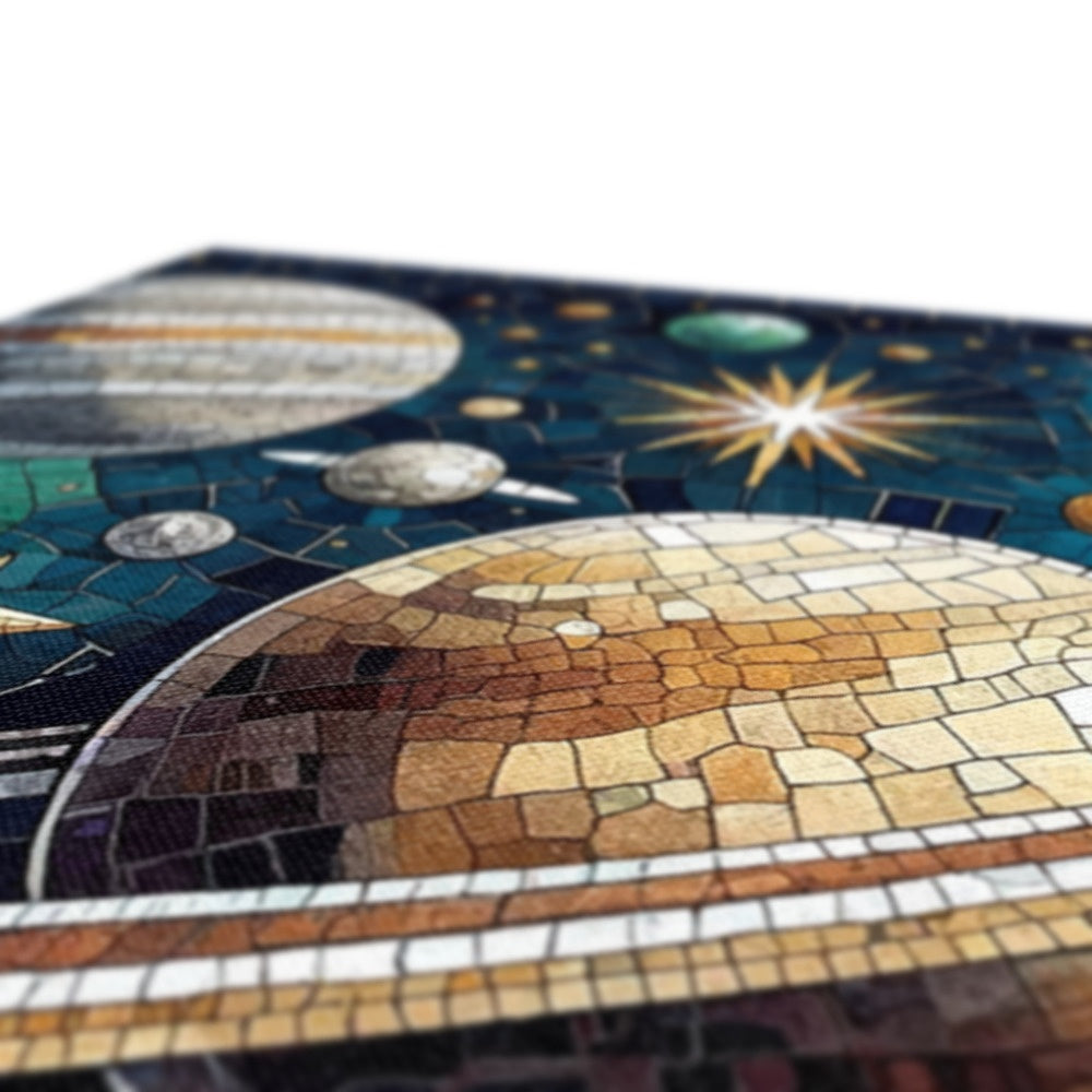 Space Mosaic Eco Canvas - DecorDash