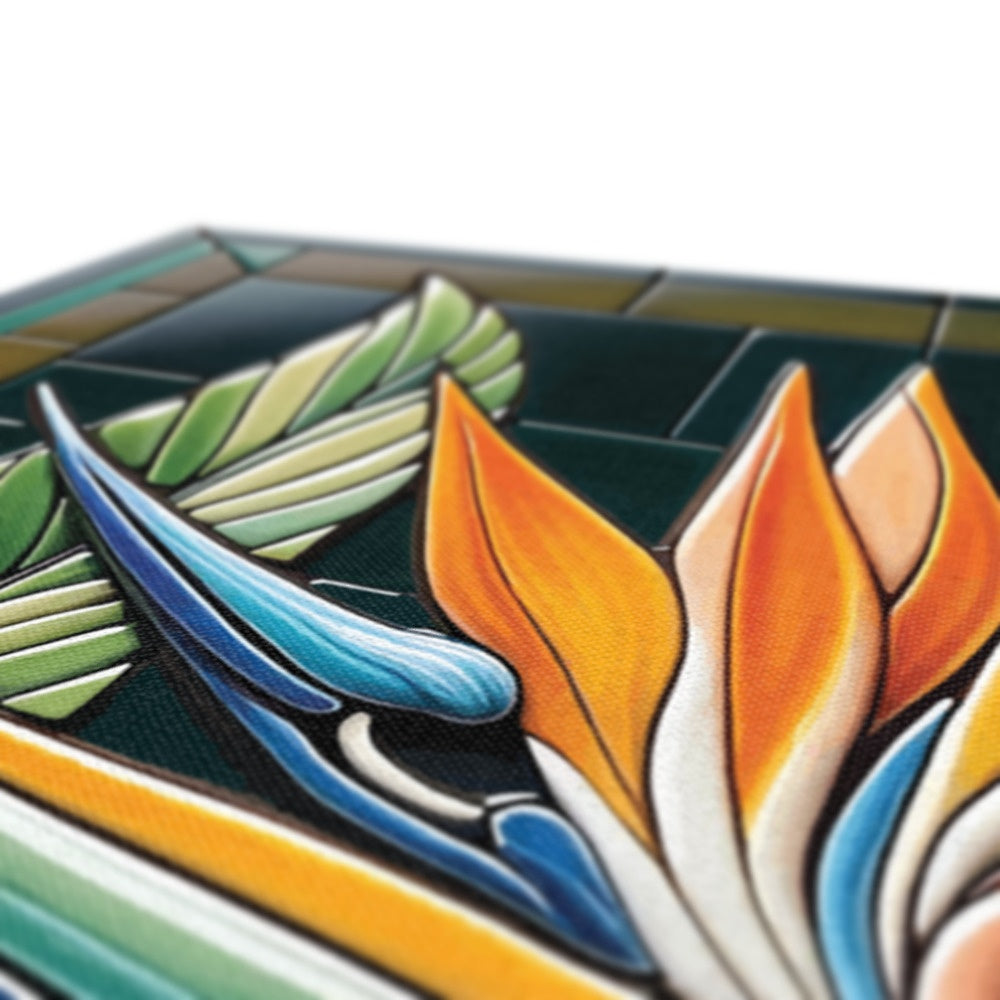 Bird of Paradise Mosaic Eco Canvas - DecorDash