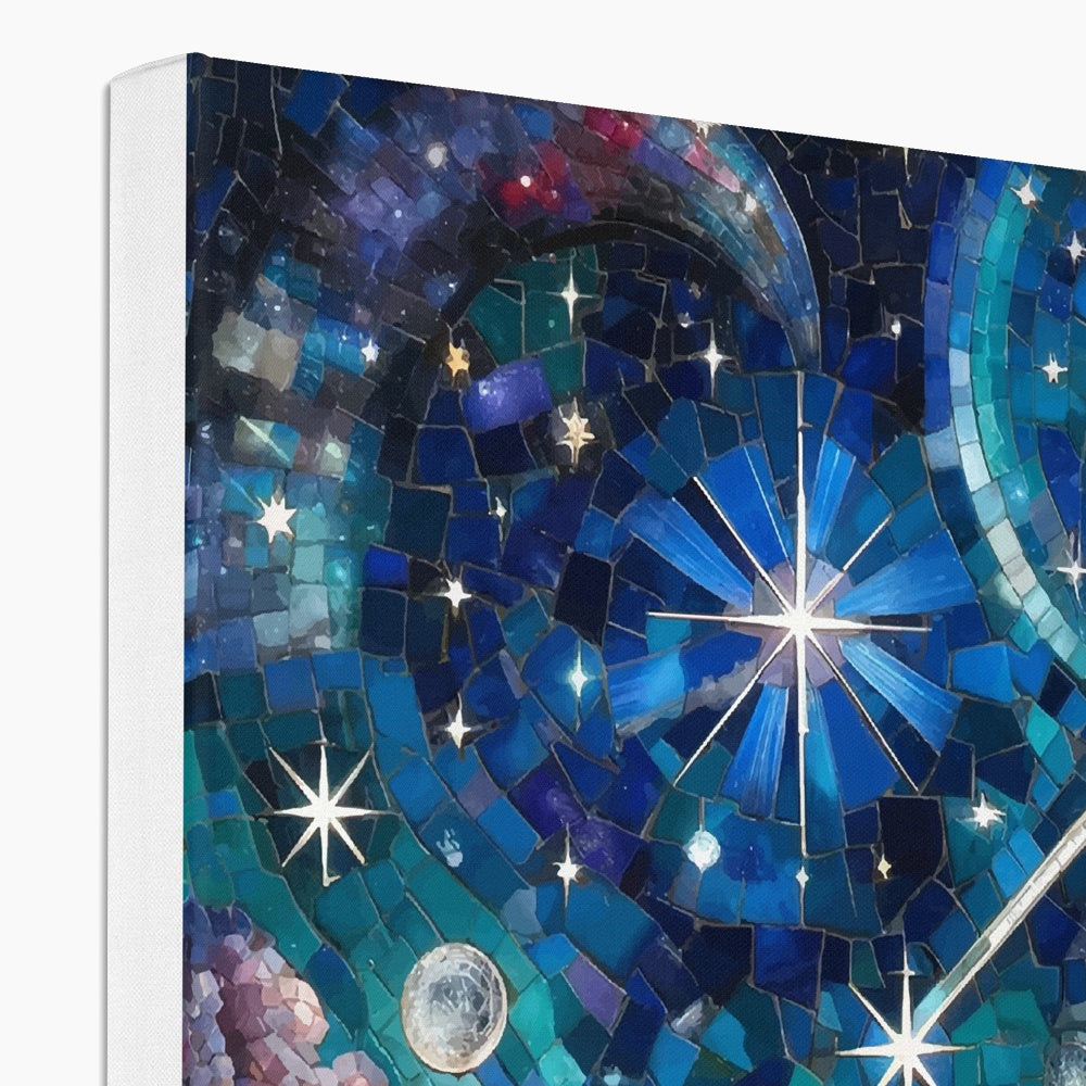 Starry Sky Mosaic Eco Canvas
