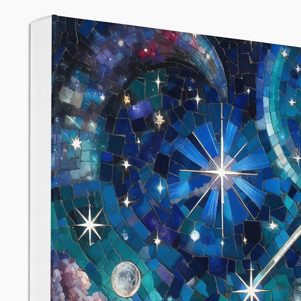 Starry Sky Mosaic Eco Canvas - DecorDash