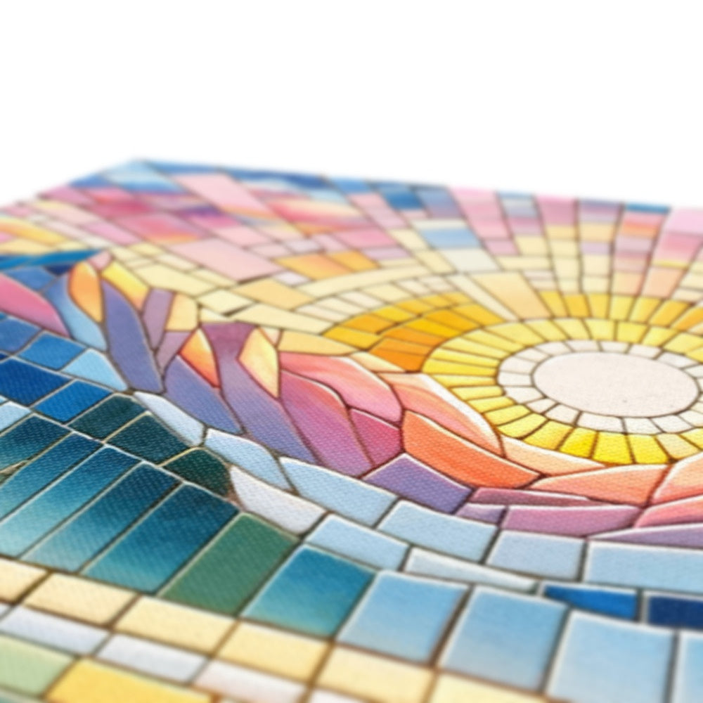 Sunrise Mosaic Eco Canvas - DecorDash