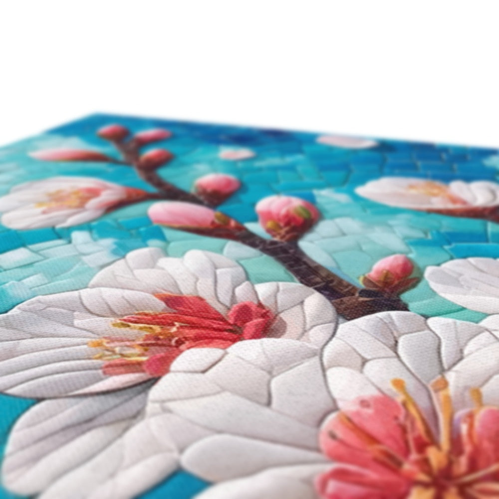 Almond Blossom Mosaic Eco Canvas - DecorDash