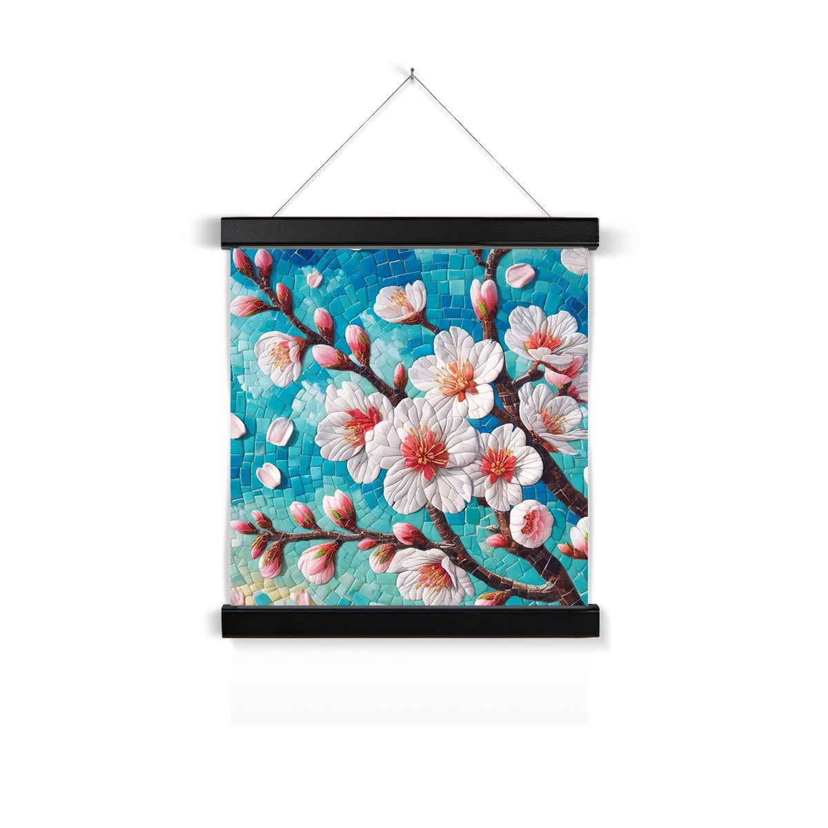 Almond Blossom Mosaic Fine Art Print with Hanger - DecorDash